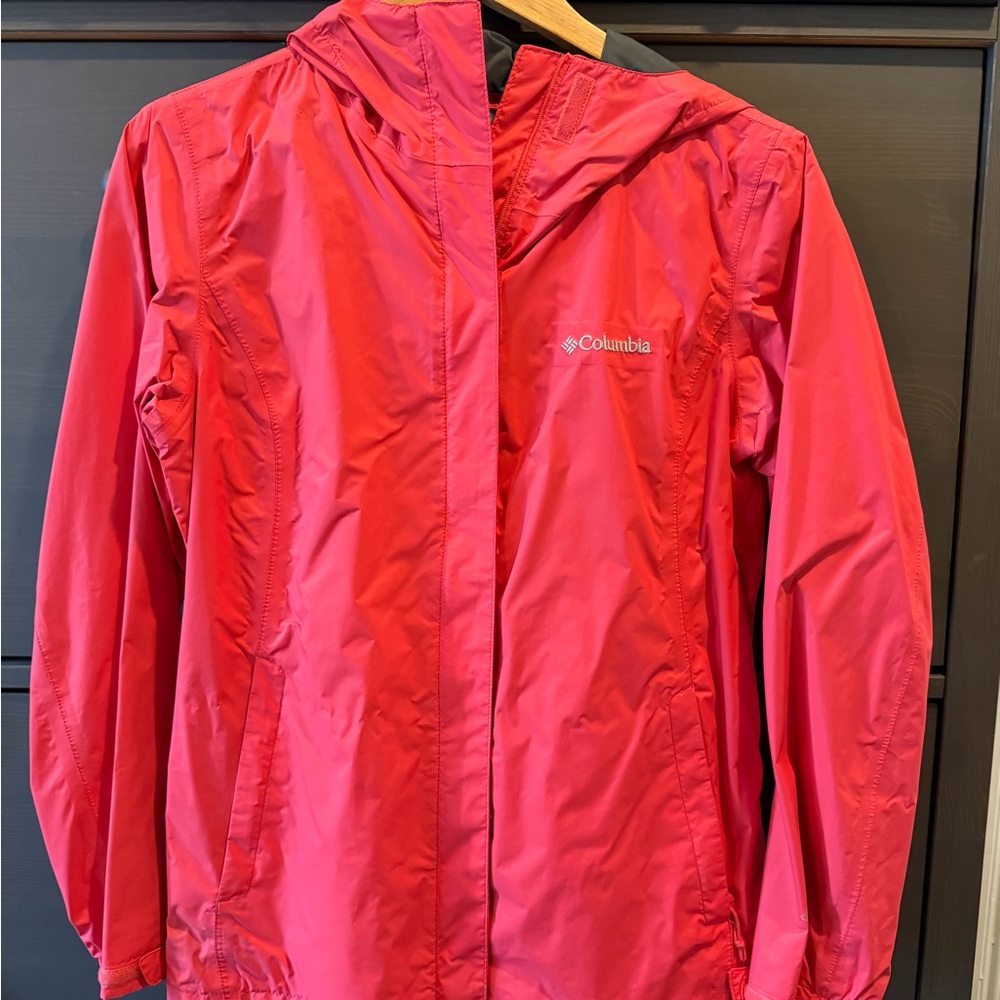 Columbia Women's Pink Rain Jacket